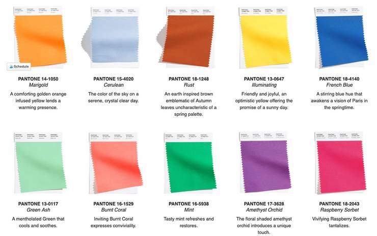 Nyfw Pantone Unveils Spring Summer 21 Colour Palette