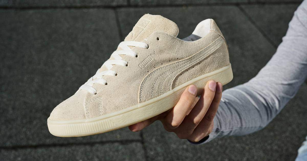 puma brown suede sneakers