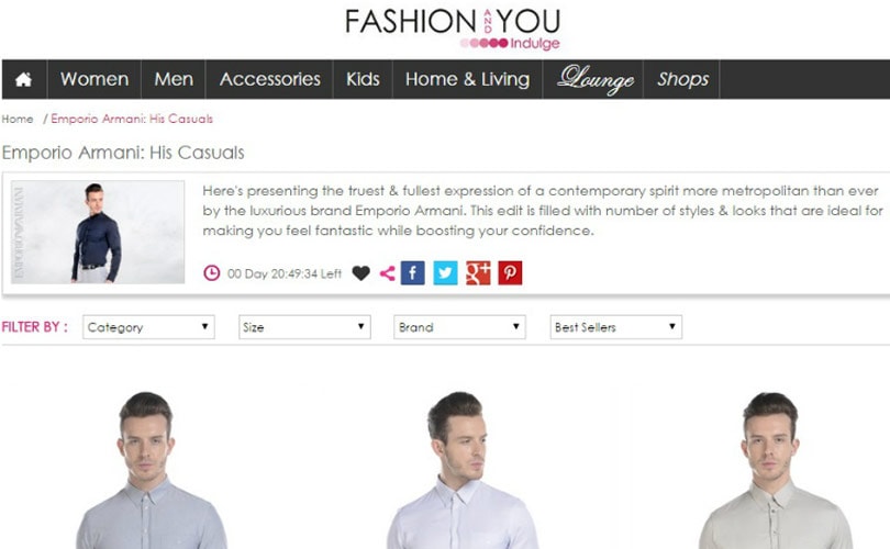 M: Luxury fashion online