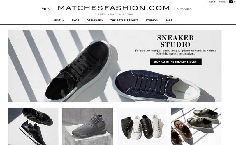 Matchesfashion.com launches 'Sneaker 