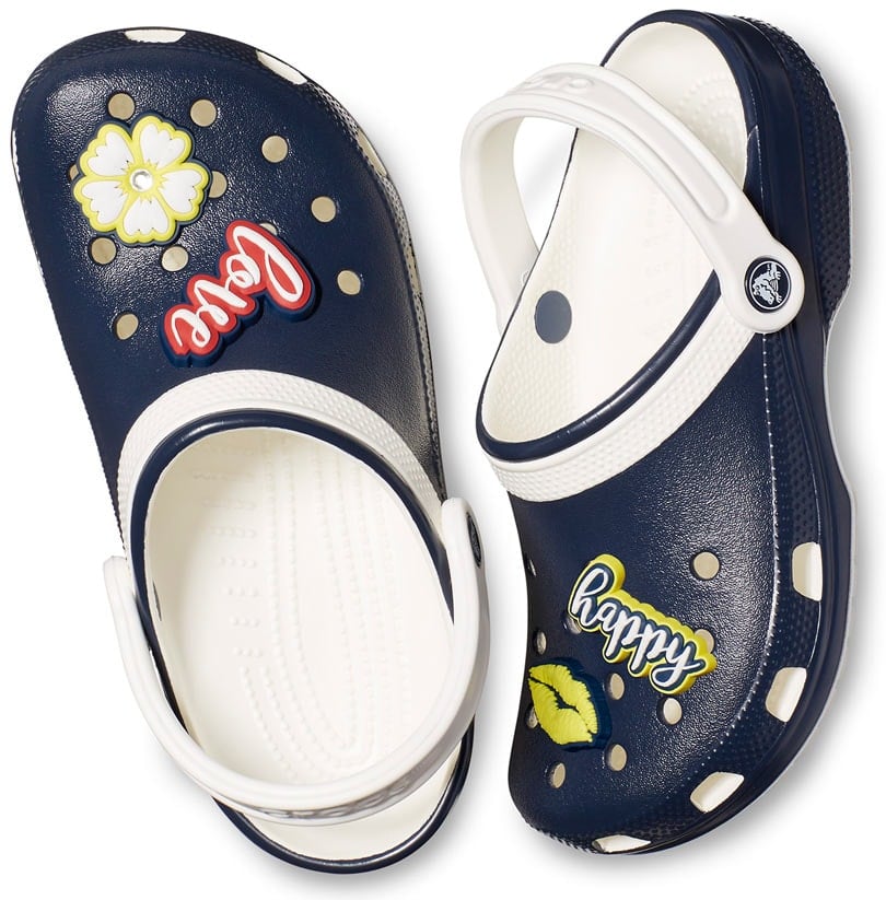 crocs with patches