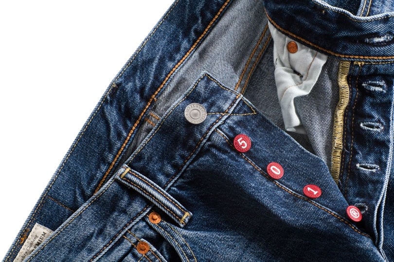 levi's button fly 501