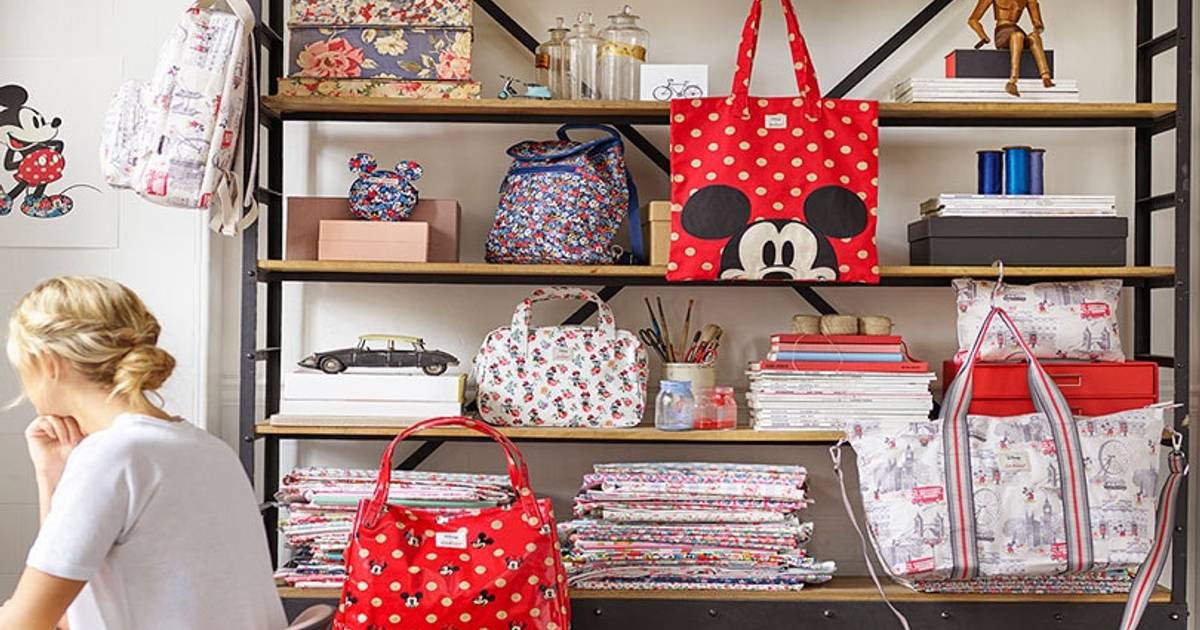 cath kidston button spot buckle backpack