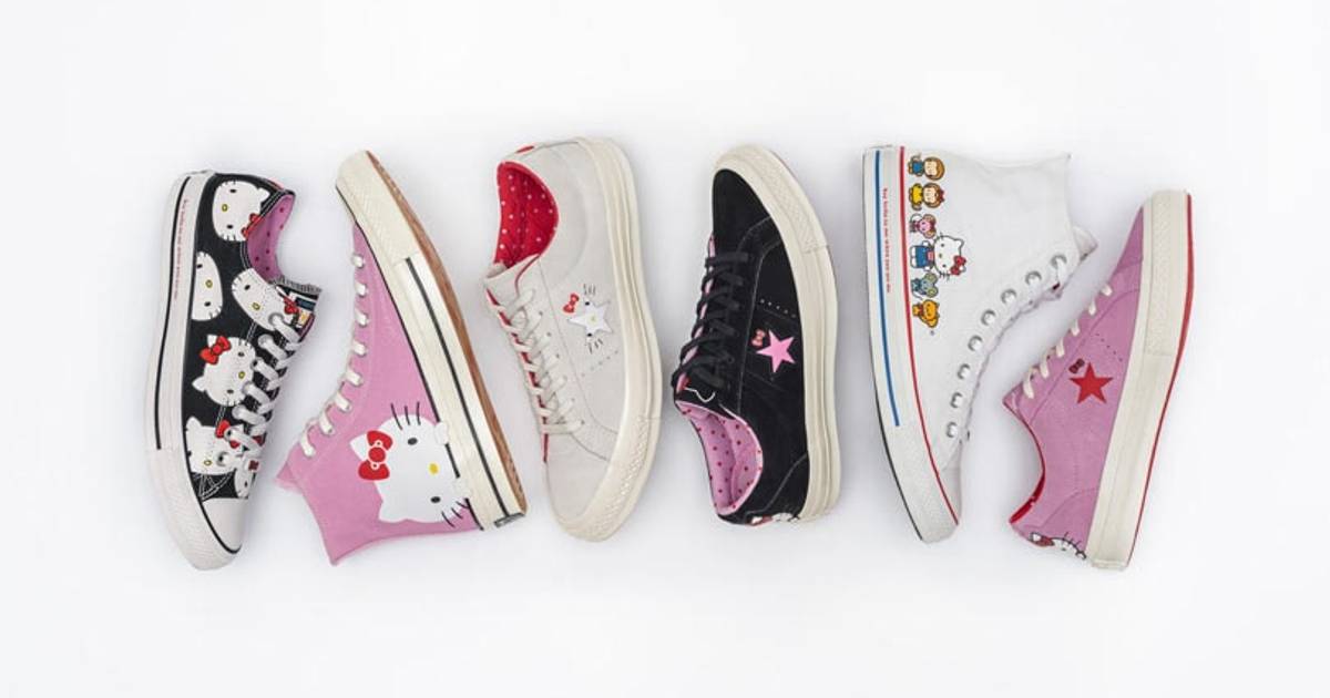 converse hello kitty jogger